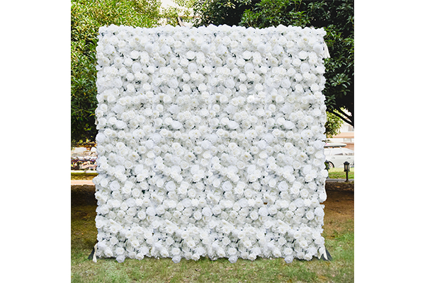 240x240cm White Flower Wall-Pure White