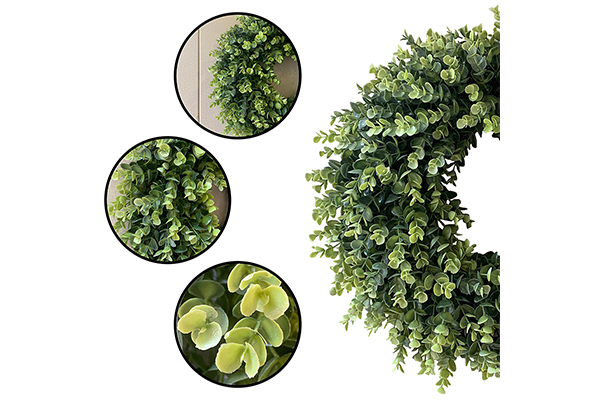 What are the design styles and application scenarios of artificial wreath?